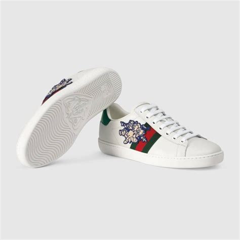 gucci sneakers pig|leather Gucci sneakers.